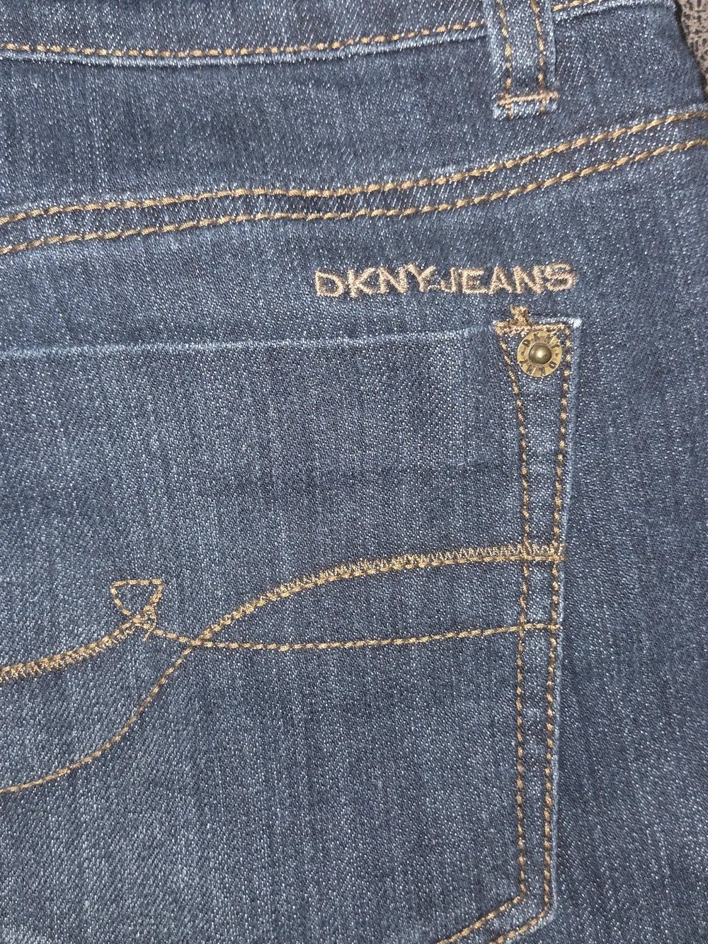 DKNY Women's Dark Wash Jeans - Classic Indigo, Size 10